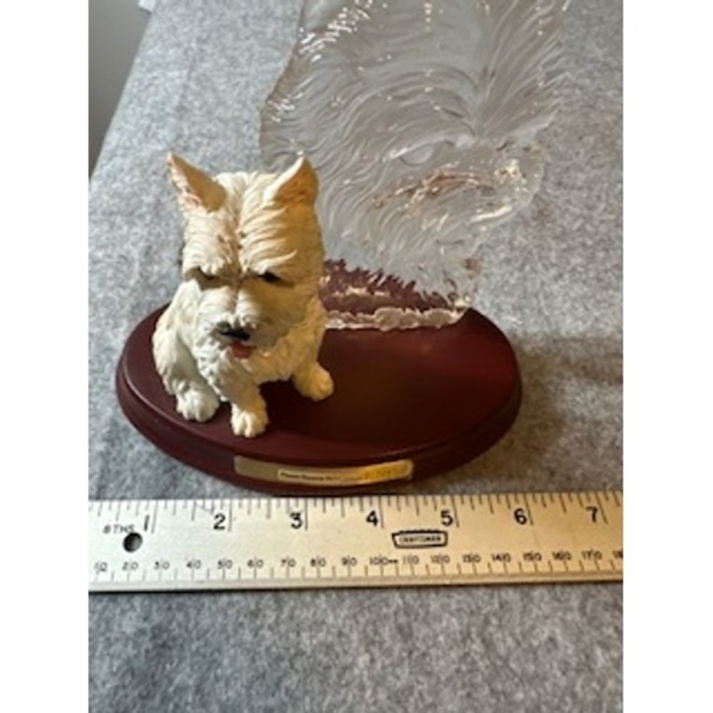 Bradford Exchange Faithful Friend Westie Figurine Wonderful Westies Limited Ed - Picture 5 of 6